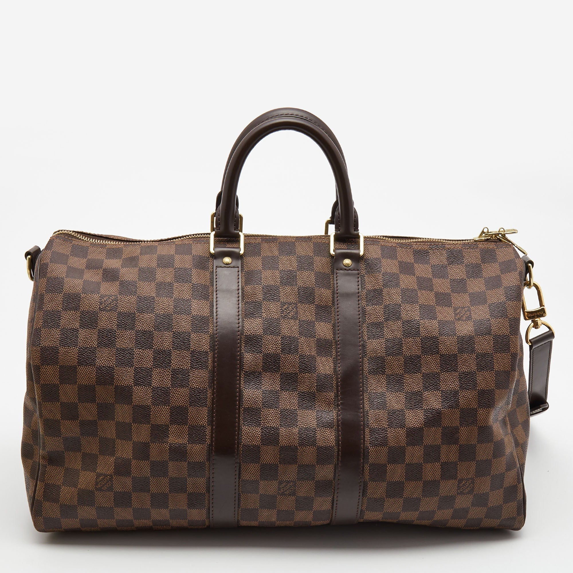 LOUIS VUITTON Monogram Canvas Keepall Bandouliere 45 Bag