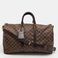 LOUIS VUITTON Monogram Canvas Keepall Bandouliere 45 Bag