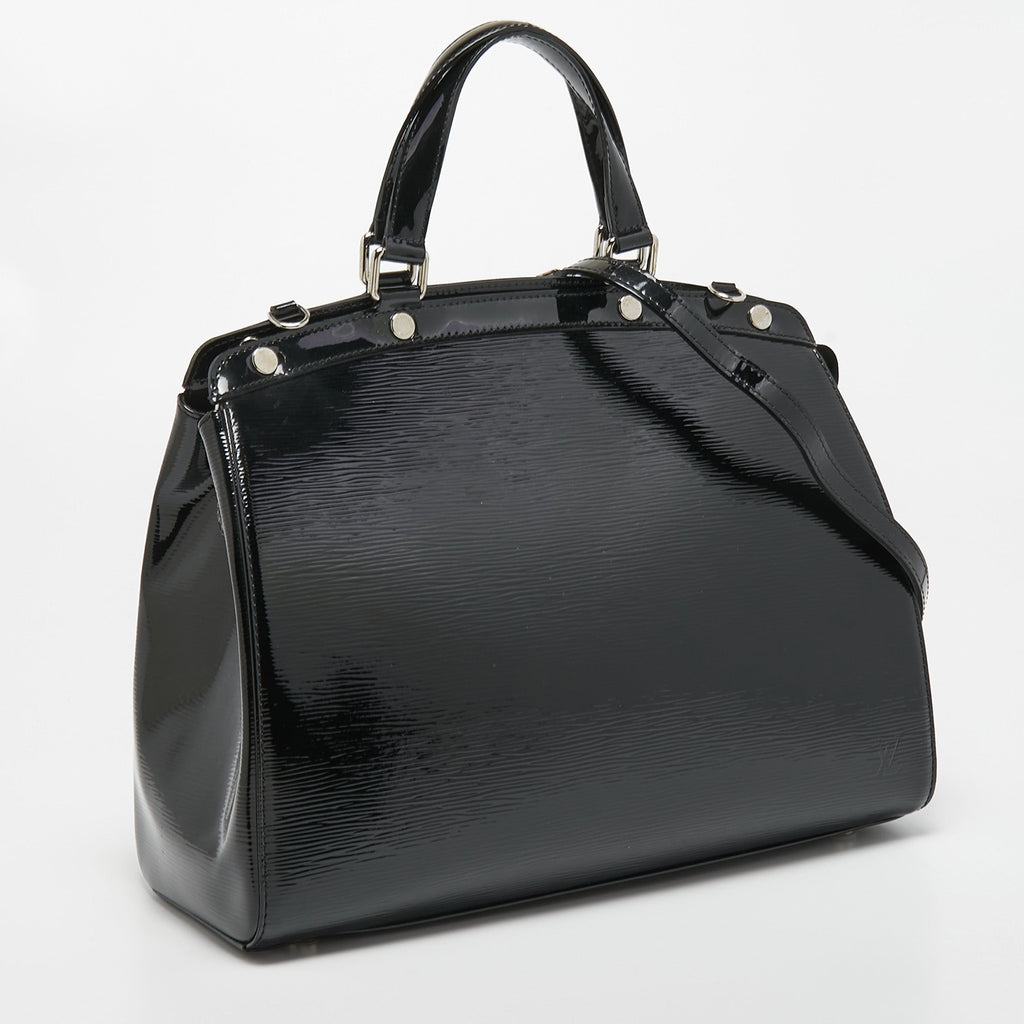 LOUIS VUITTON Black Electric Epi Leather Brea GM Bag
