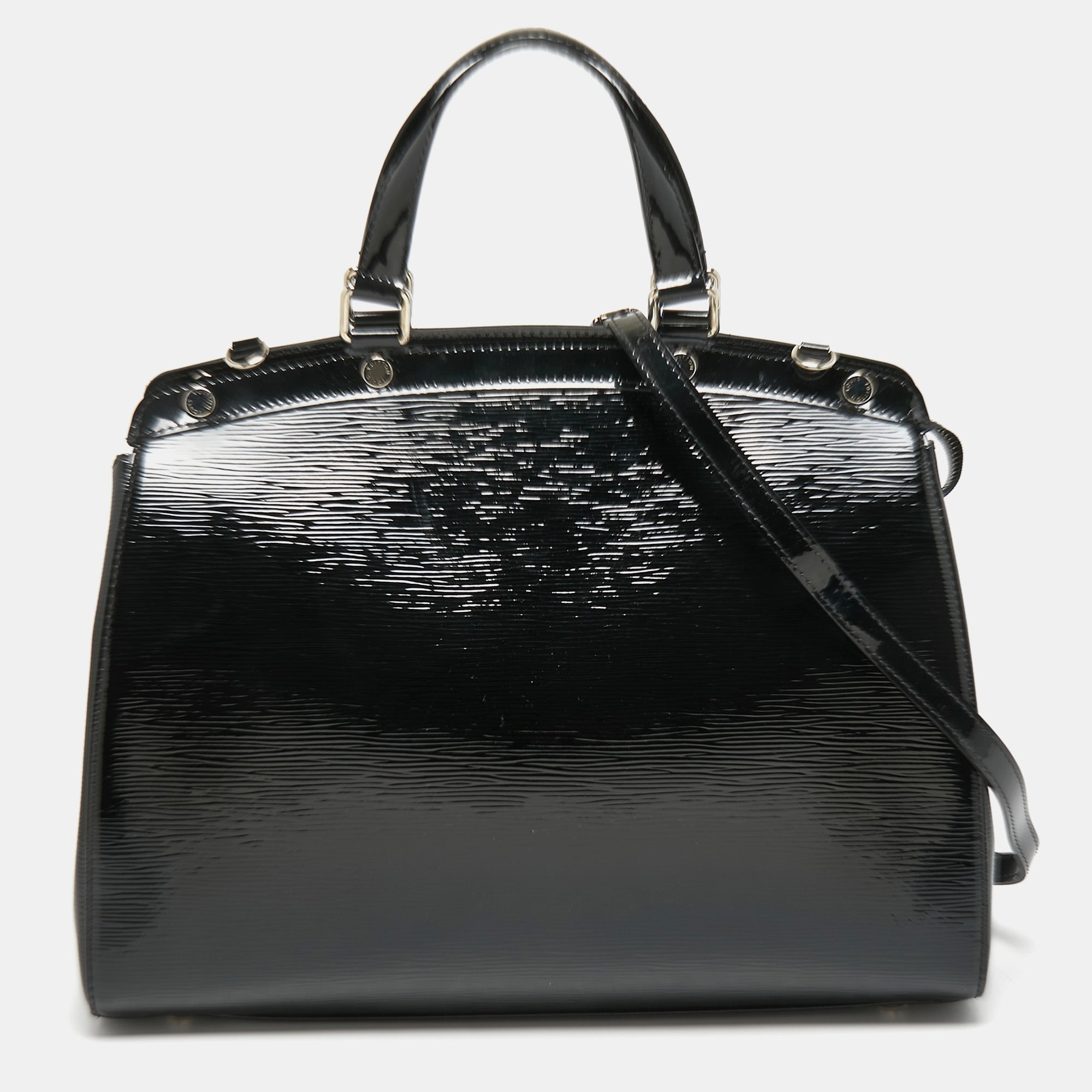 LOUIS VUITTON Black Electric Epi Leather Brea GM Bag