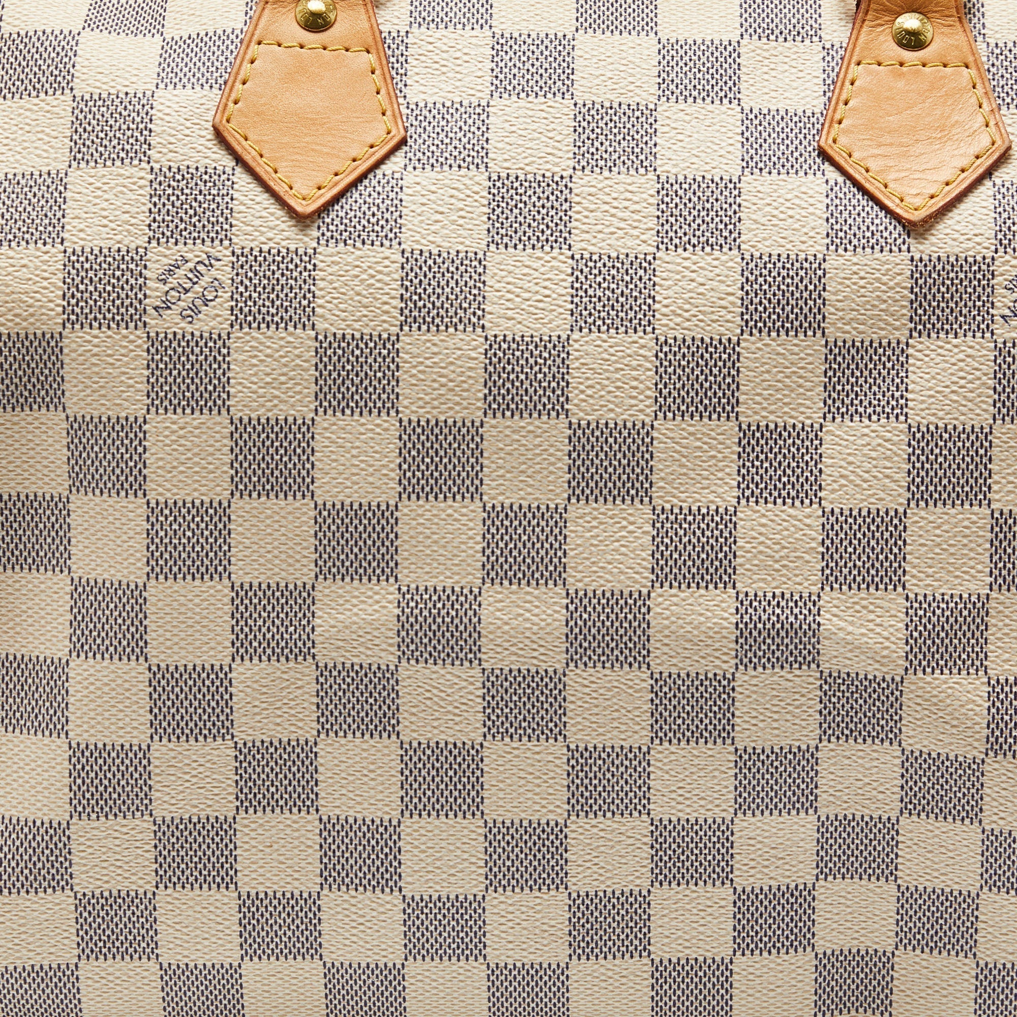 LOUIS VUITTON Damier Azur Canvas Speedy 30 Bag