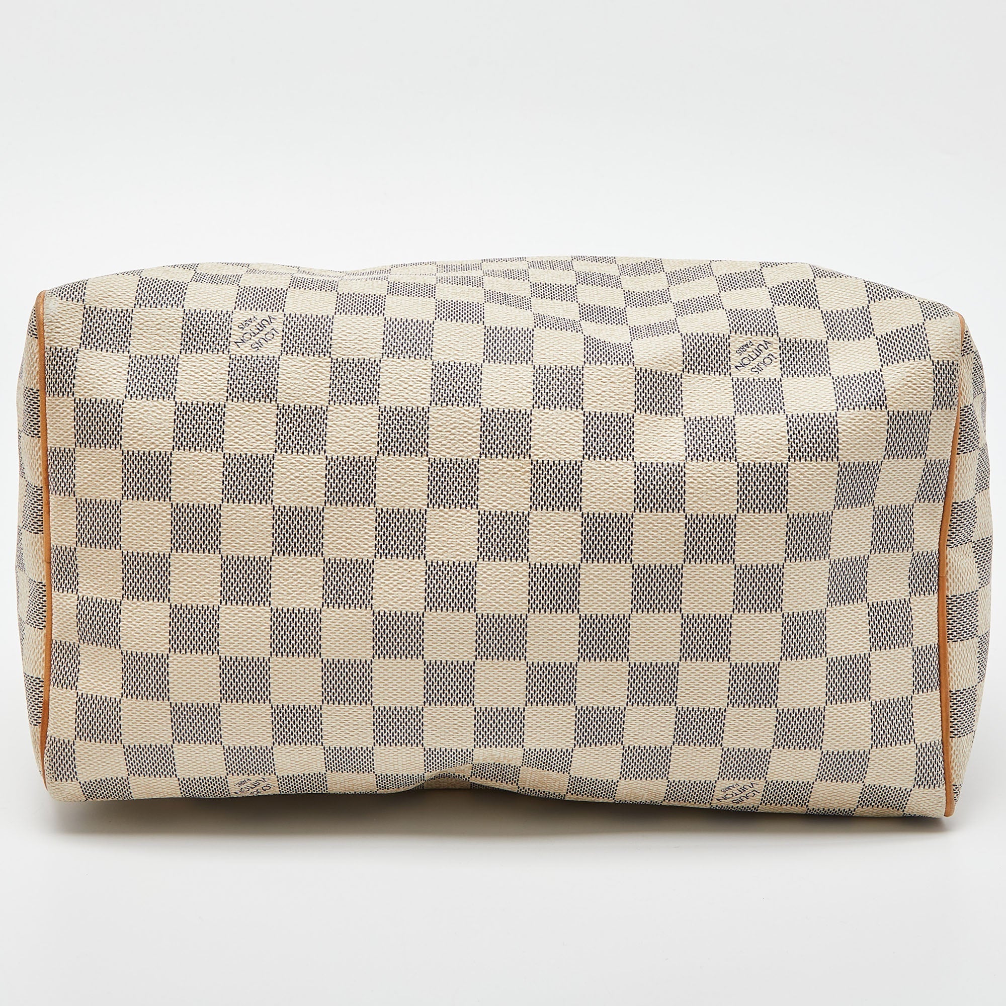 LOUIS VUITTON Damier Azur Canvas Speedy 30 Bag