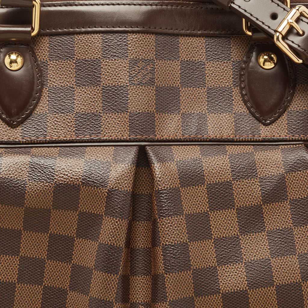 LOUIS VUITTON Damier Ebene Canvas Trevi GM Bag