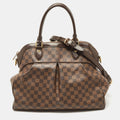 LOUIS VUITTON Damier Ebene Canvas Trevi GM Bag