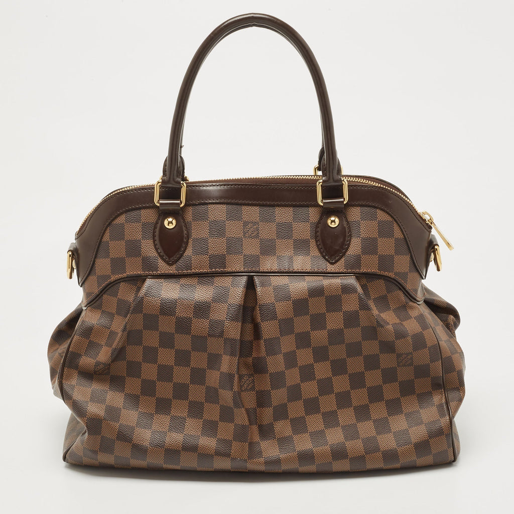 LOUIS VUITTON Damier Ebene Canvas Trevi GM Bag