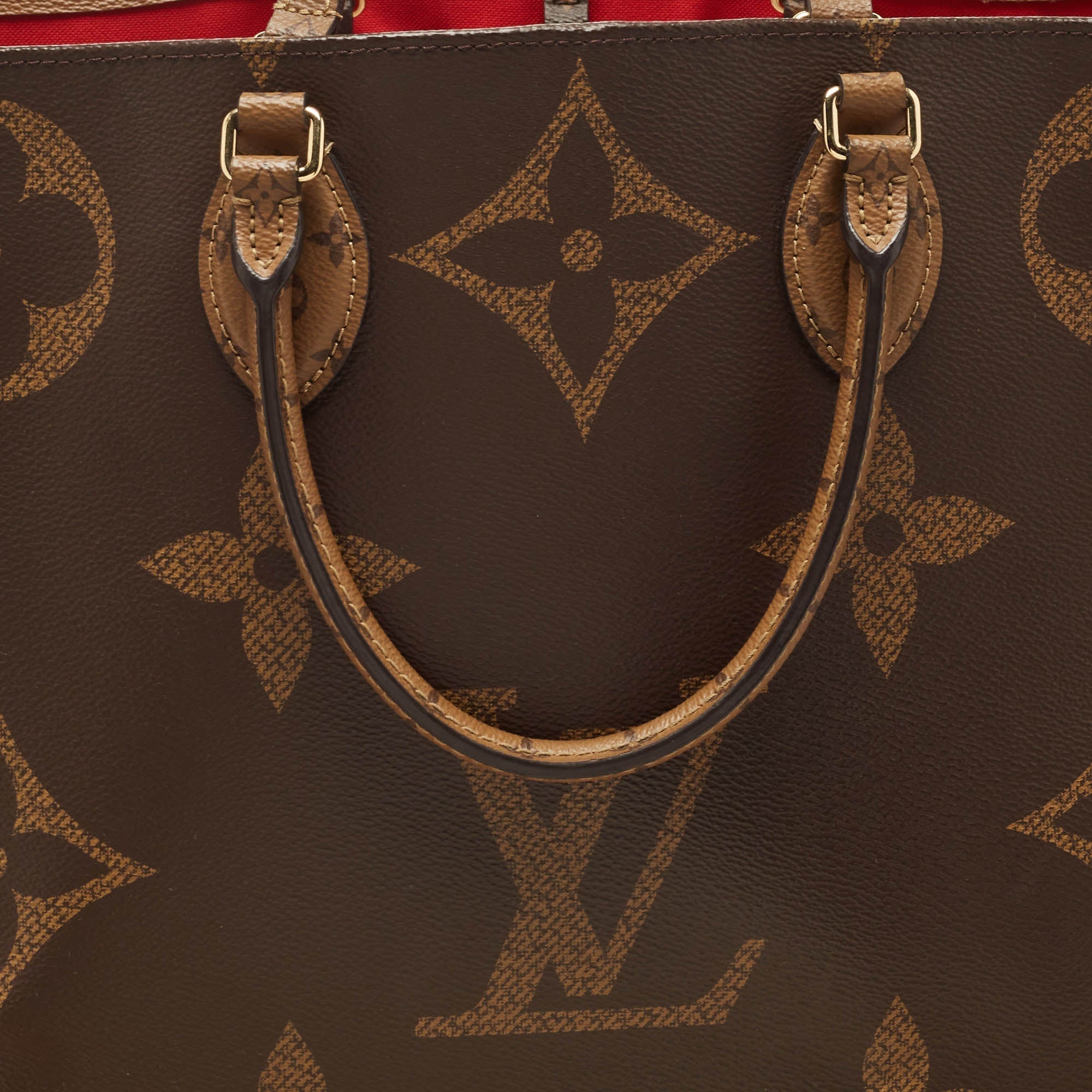 LOUIS VUITTON Monogram Reverse Giant Canvas OnTheGo GM Bag
