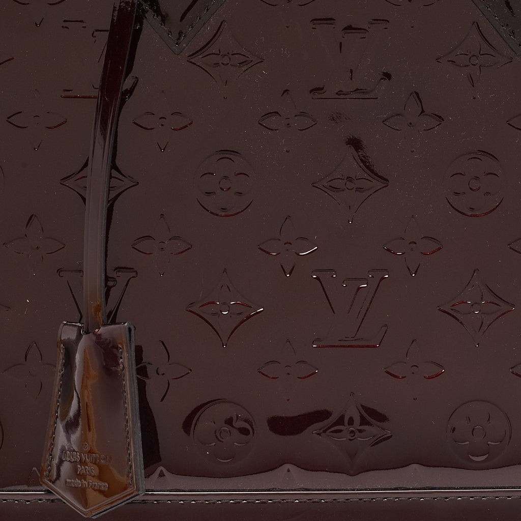 LOUIS VUITTON Amarante Monogram Vernis Alma PM Bag