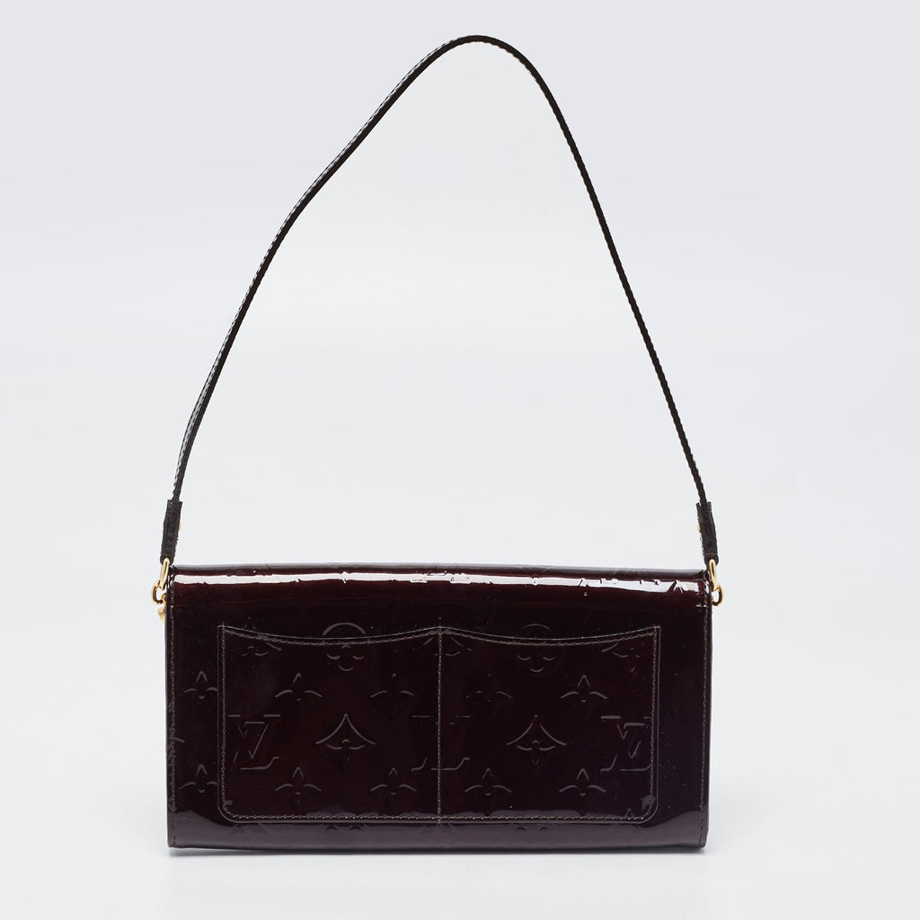LOUIS VUITTON Amarante Monogram Vernis Rossmore MM Bag