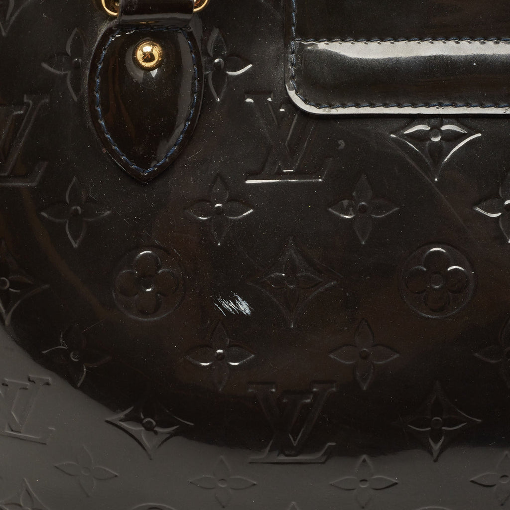 LOUIS VUITTON Bleu Infini Monogram Vernis Melrose Avenue Bag