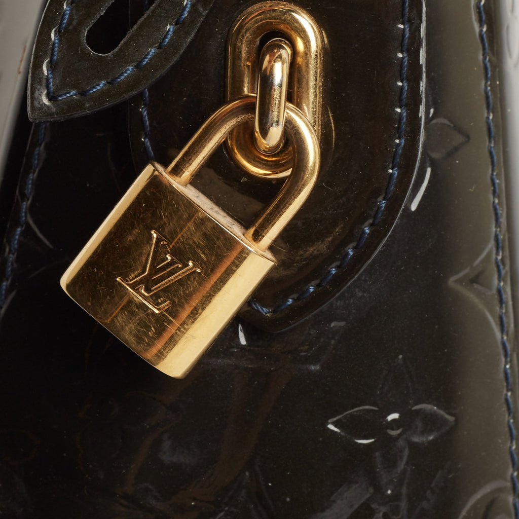 LOUIS VUITTON Bleu Infini Monogram Vernis Melrose Avenue Bag