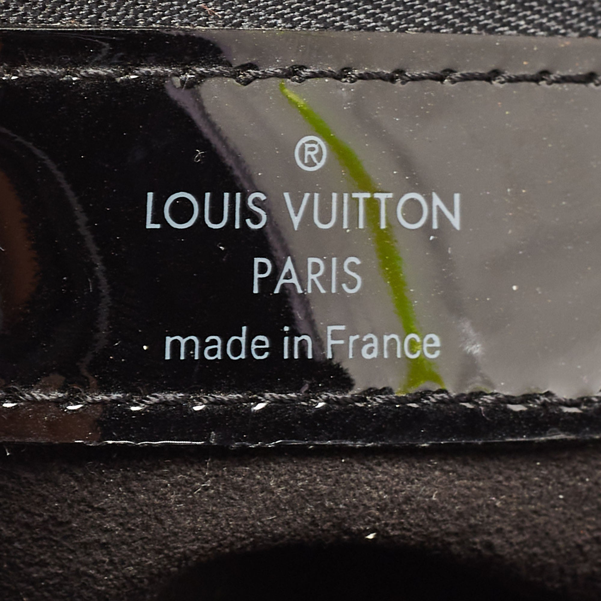 LOUIS VUITTON Black Electric Epi Leather Mirabeau PM Bag