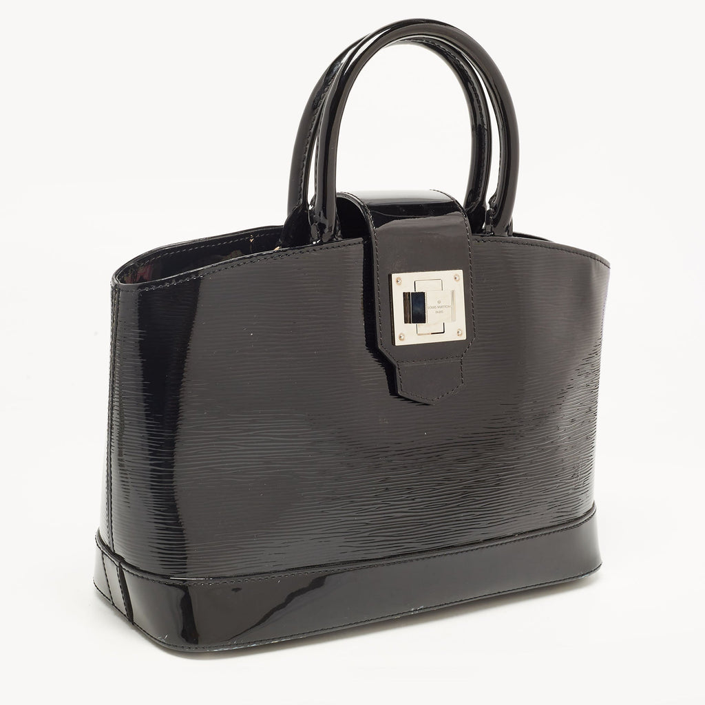 LOUIS VUITTON Black Electric Epi Leather Mirabeau PM Bag