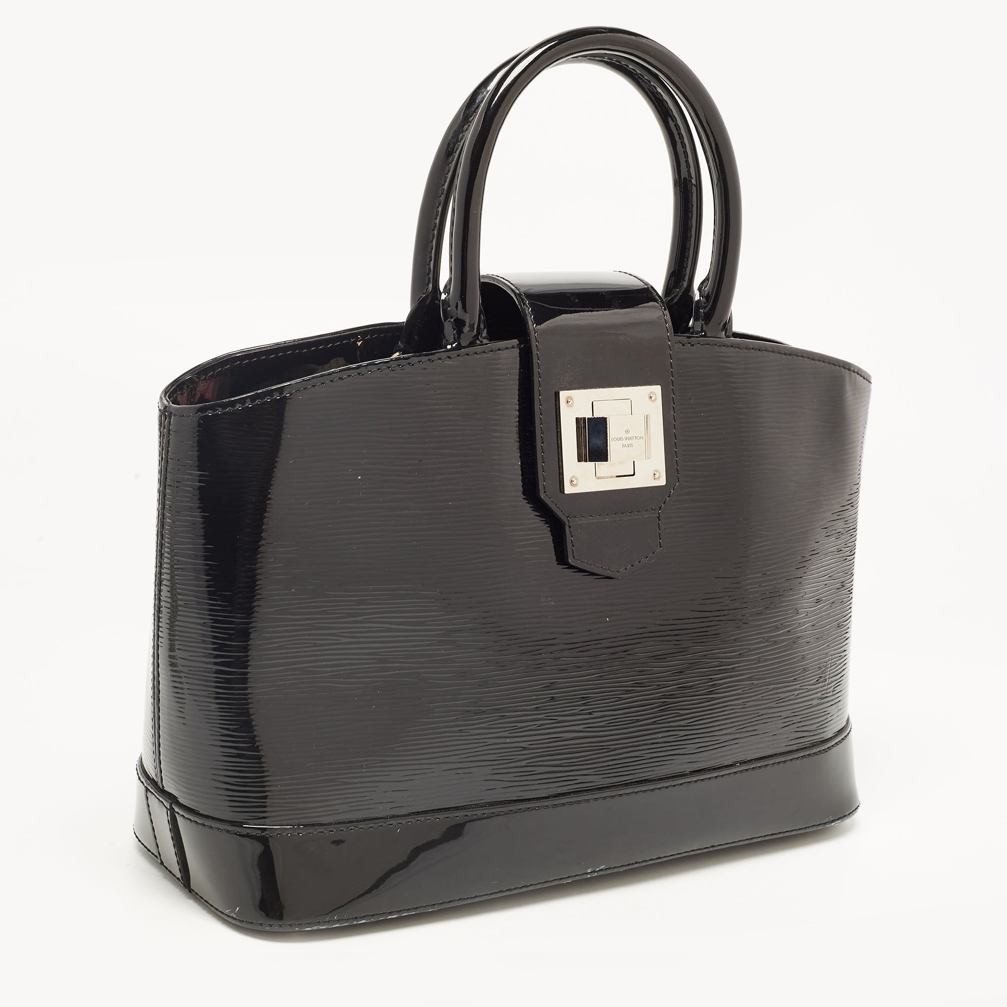 LOUIS VUITTON Black Electric Epi Leather Mirabeau PM Bag