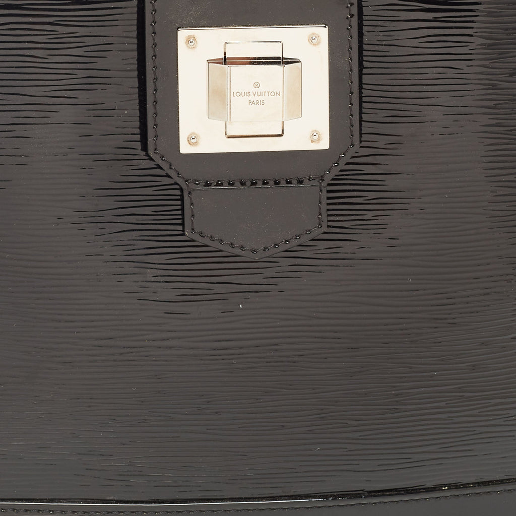 LOUIS VUITTON Black Electric Epi Leather Mirabeau PM Bag