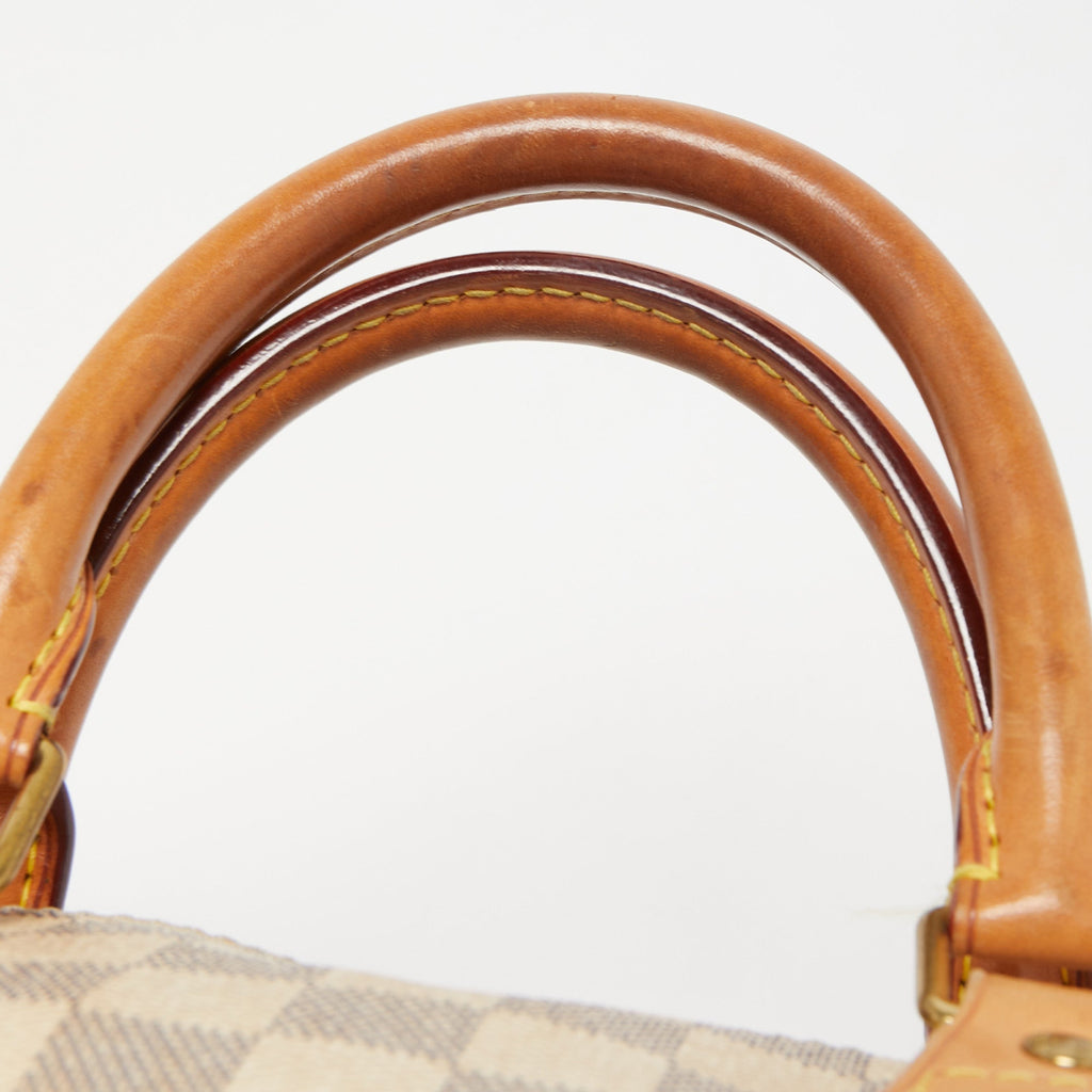 LOUIS VUITTON Damier Azure Canvas Speedy 35 Bag