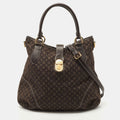 LOUIS VUITTON Fusain Monogram Idylle Canvas Elegie Bag