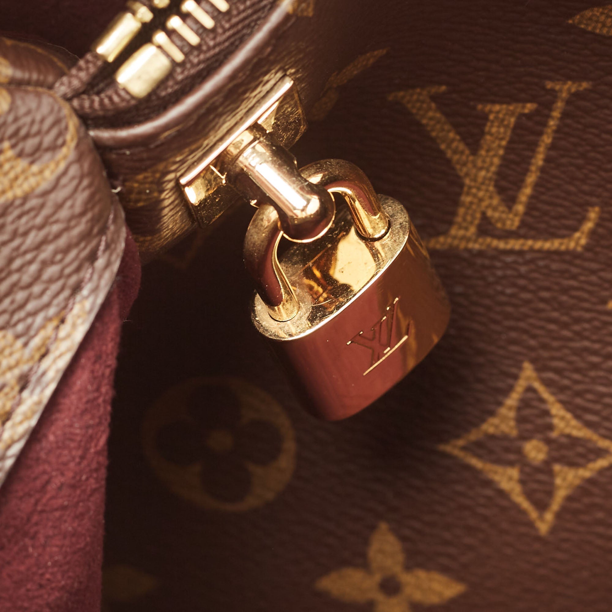 LOUIS VUITTON Monogram Canvas Montaigne BB Bag