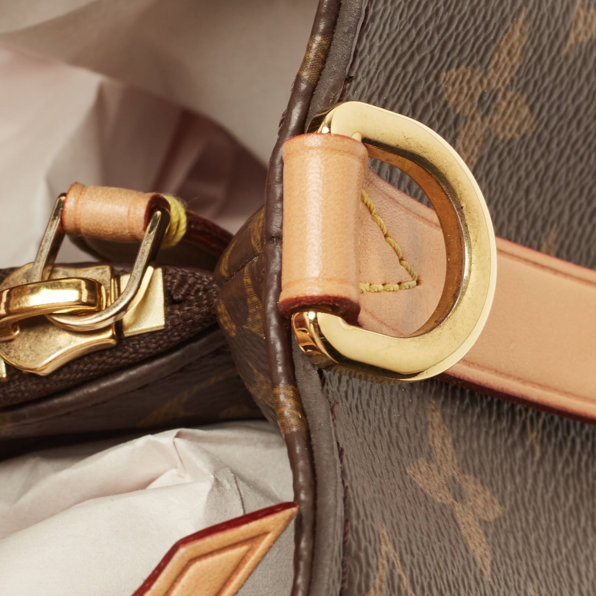 LOUIS VUITTON Monogram Canvas Montaigne BB Bag