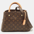 LOUIS VUITTON Monogram Canvas Montaigne BB Bag