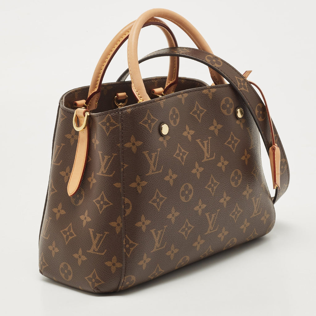 LOUIS VUITTON Monogram Canvas Montaigne BB Bag