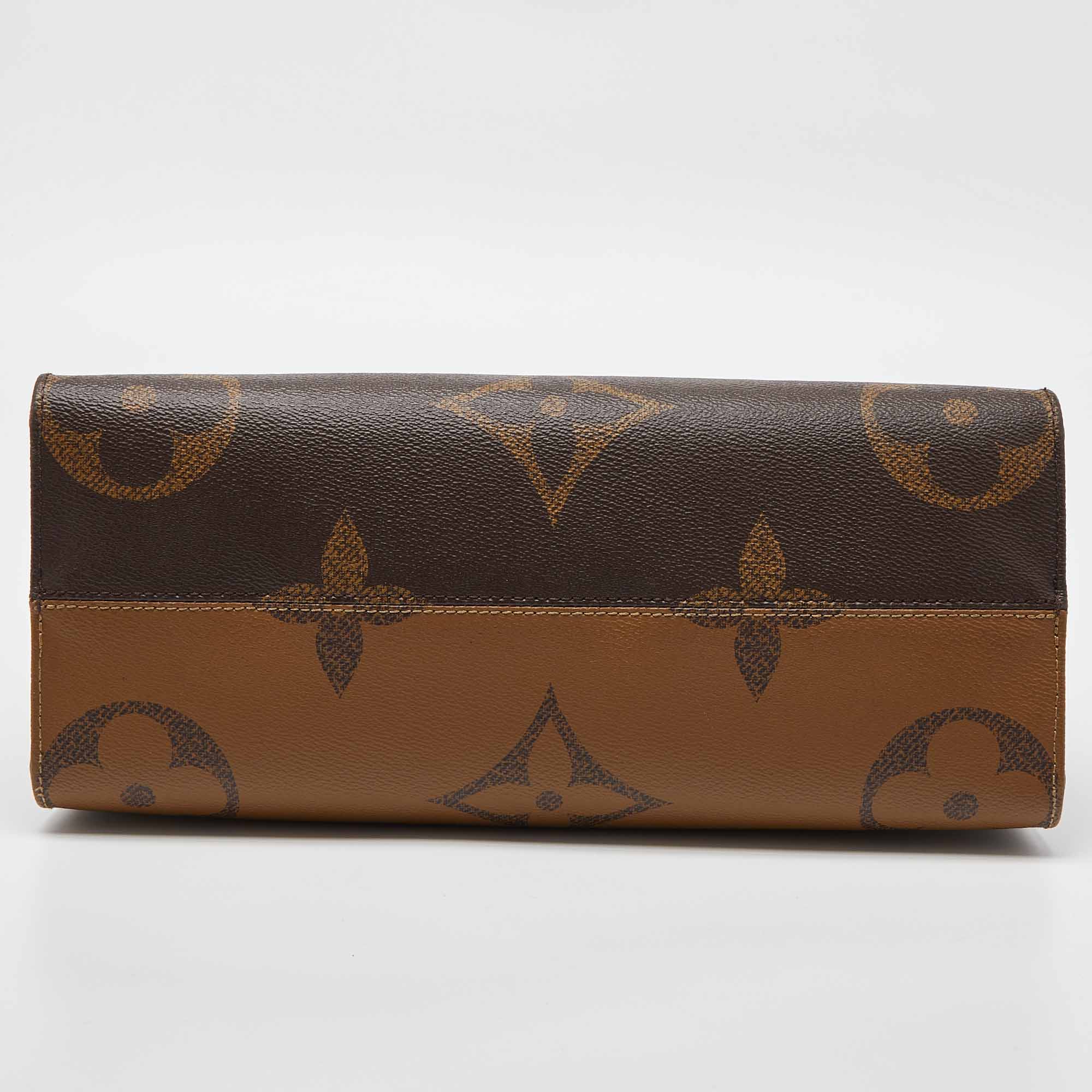 LOUIS VUITTON Reverse Monogram Canvas Giant Onthego MM Bag