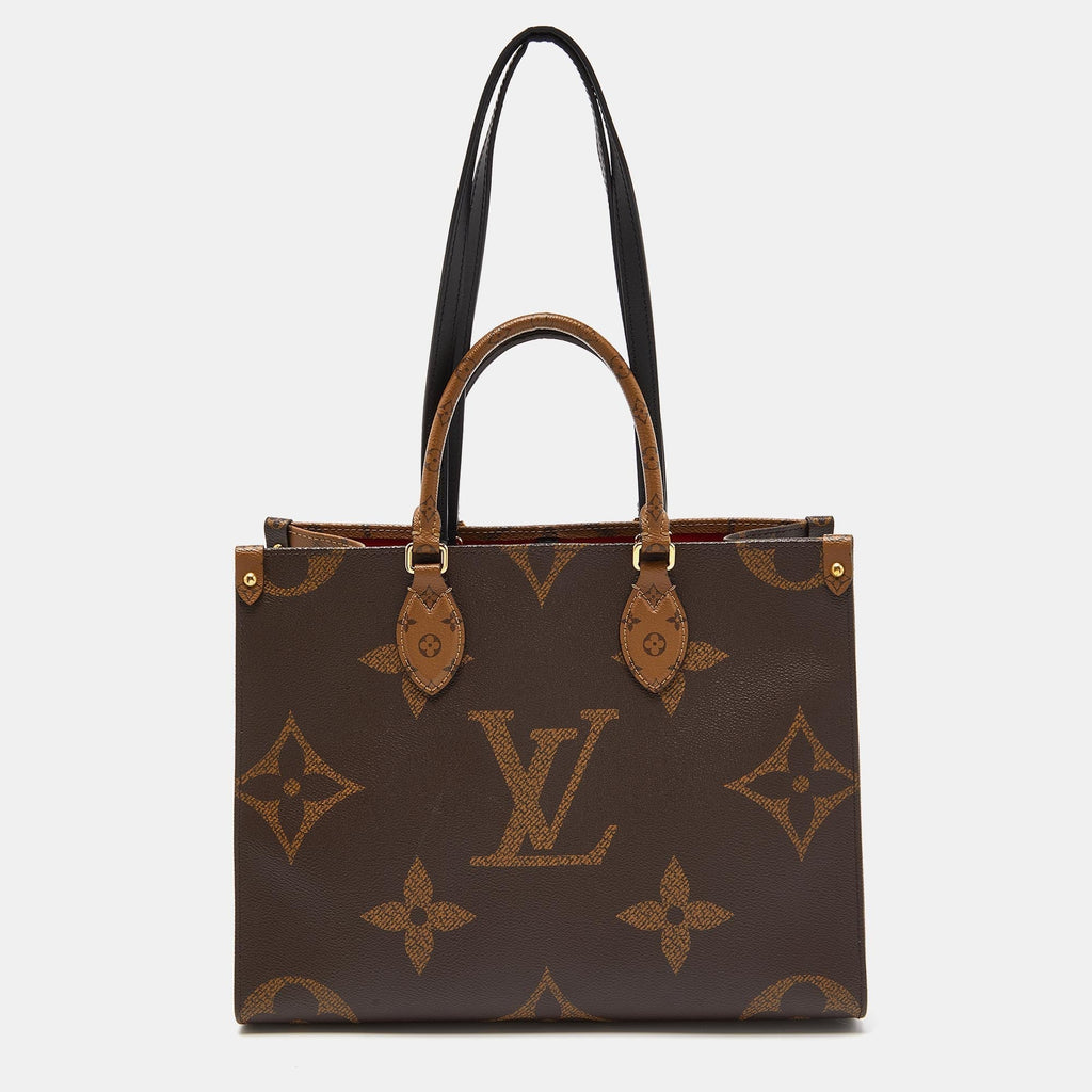 LOUIS VUITTON Reverse Monogram Canvas Giant Onthego MM Bag