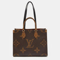 LOUIS VUITTON Reverse Monogram Canvas Giant Onthego MM Bag