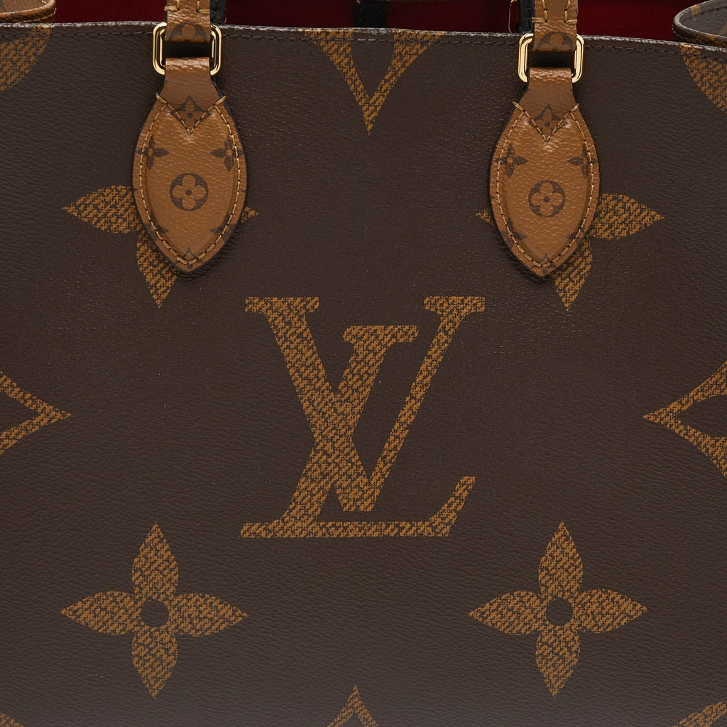 LOUIS VUITTON Reverse Monogram Canvas Giant Onthego MM Bag