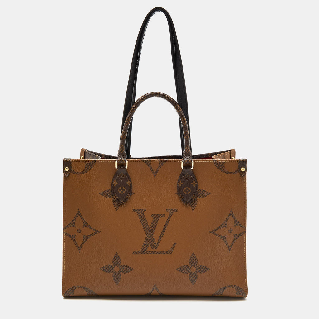 LOUIS VUITTON Reverse Monogram Canvas Giant Onthego MM Bag