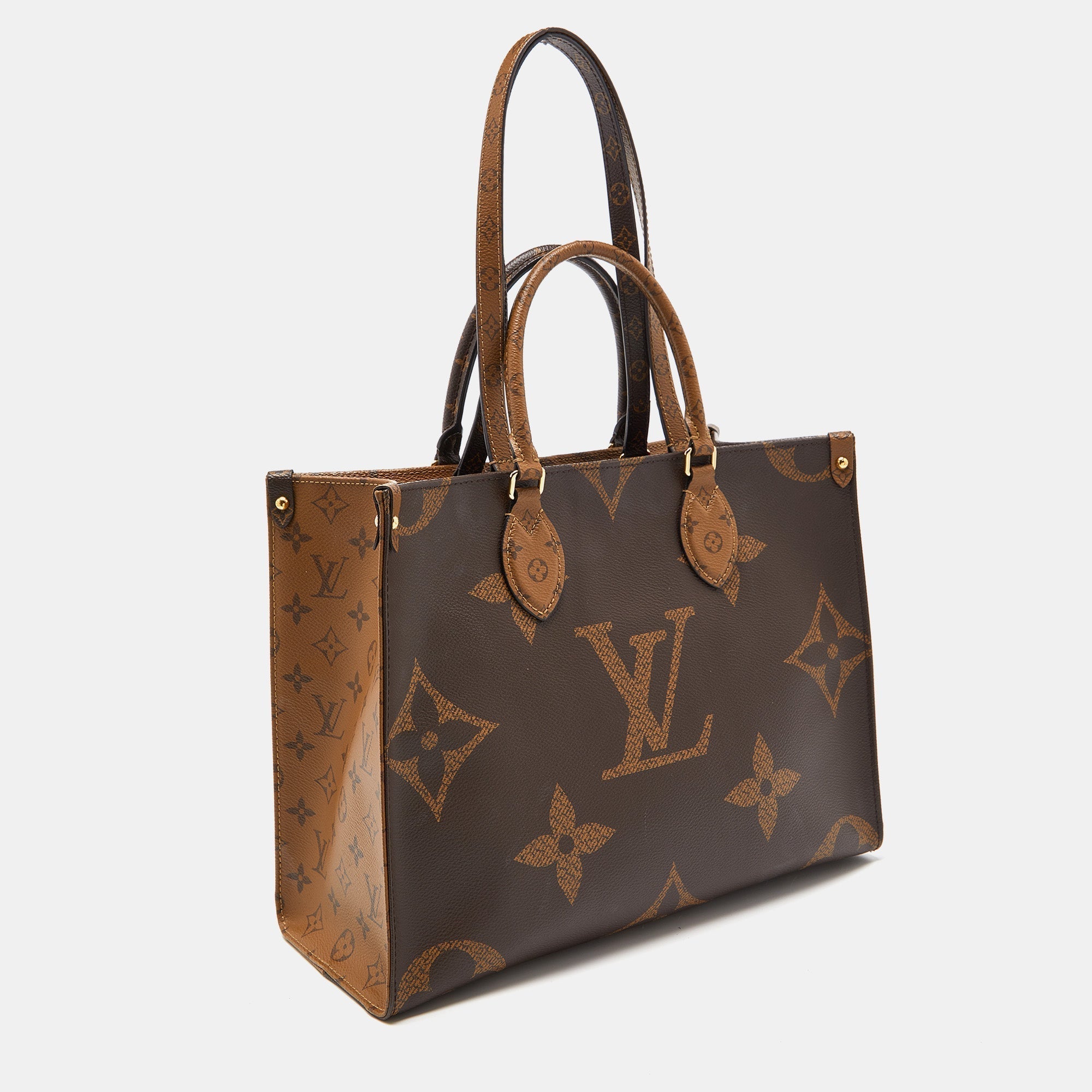 LOUIS VUITTON Reverse Monogram Canvas Giant Onthego MM Bag