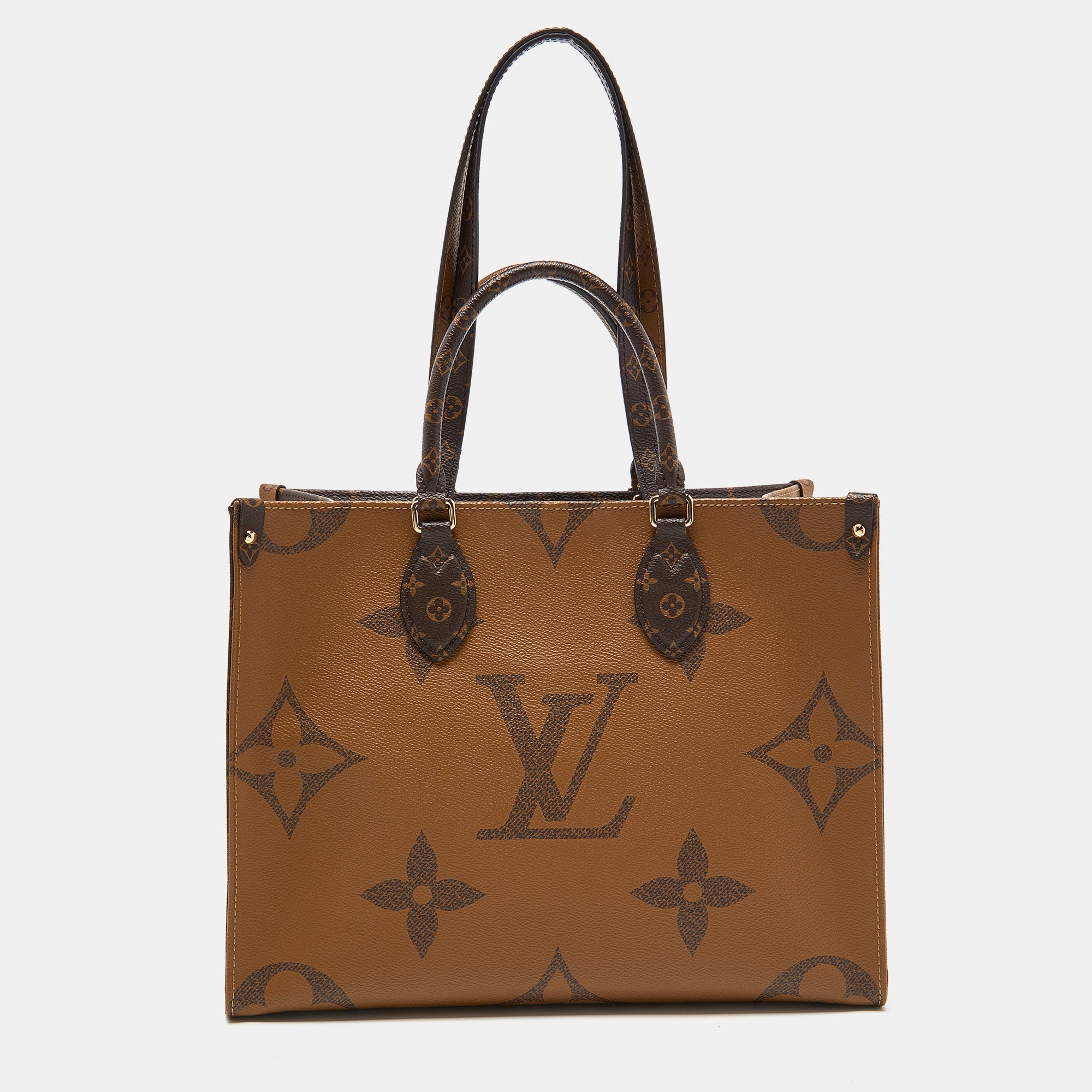 LOUIS VUITTON Reverse Monogram Canvas Giant Onthego MM Bag