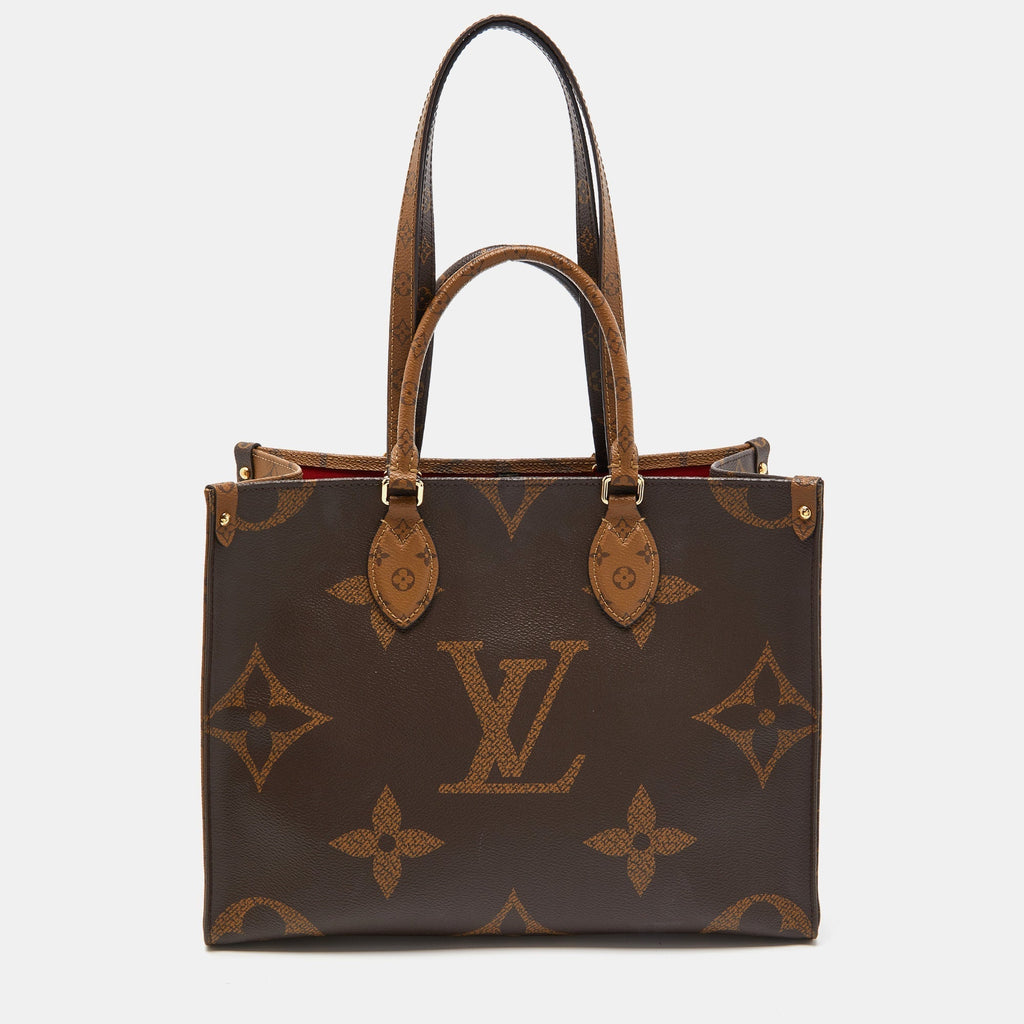 LOUIS VUITTON Reverse Monogram Canvas Giant Onthego MM Bag