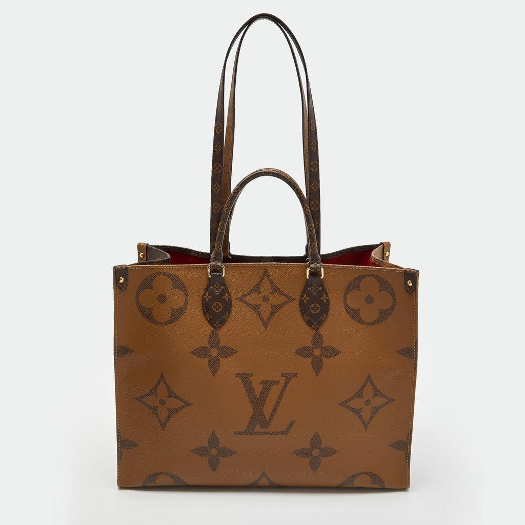LOUIS VUITTON Monogram Reverse Giant Canvas OnTheGo GM Bag
