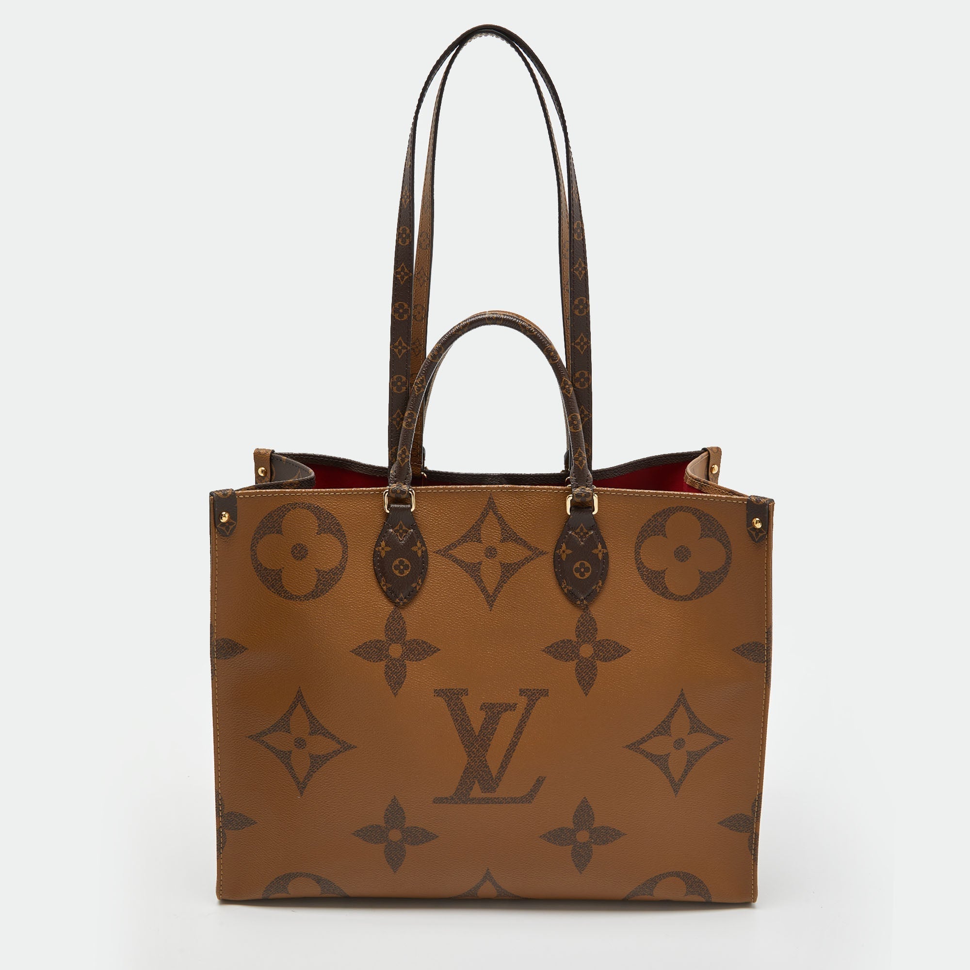 LOUIS VUITTON Monogram Reverse Giant Canvas OnTheGo GM Bag