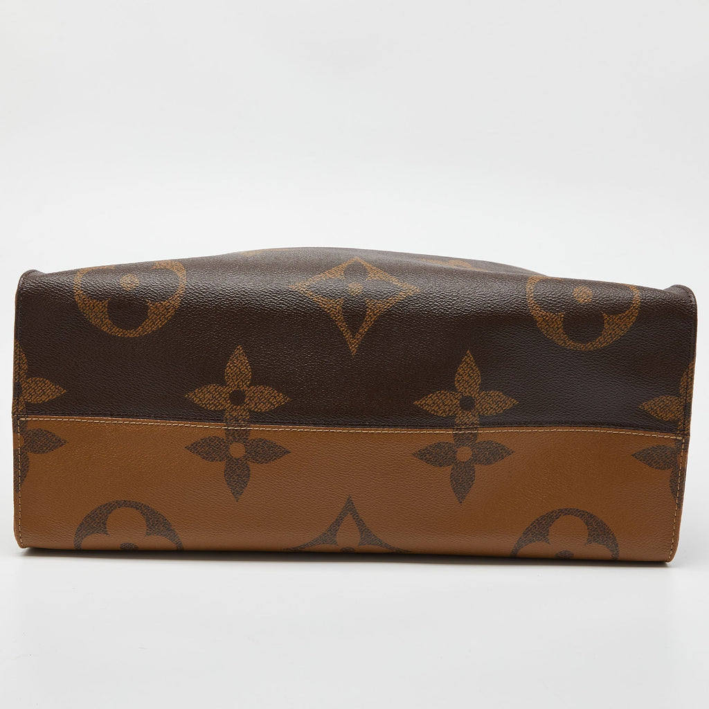 LOUIS VUITTON Monogram Reverse Giant Canvas OnTheGo GM Bag