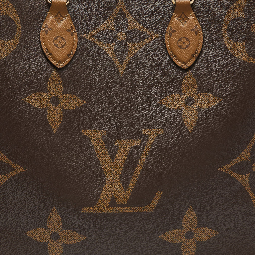 LOUIS VUITTON Monogram Reverse Giant Canvas OnTheGo GM Bag