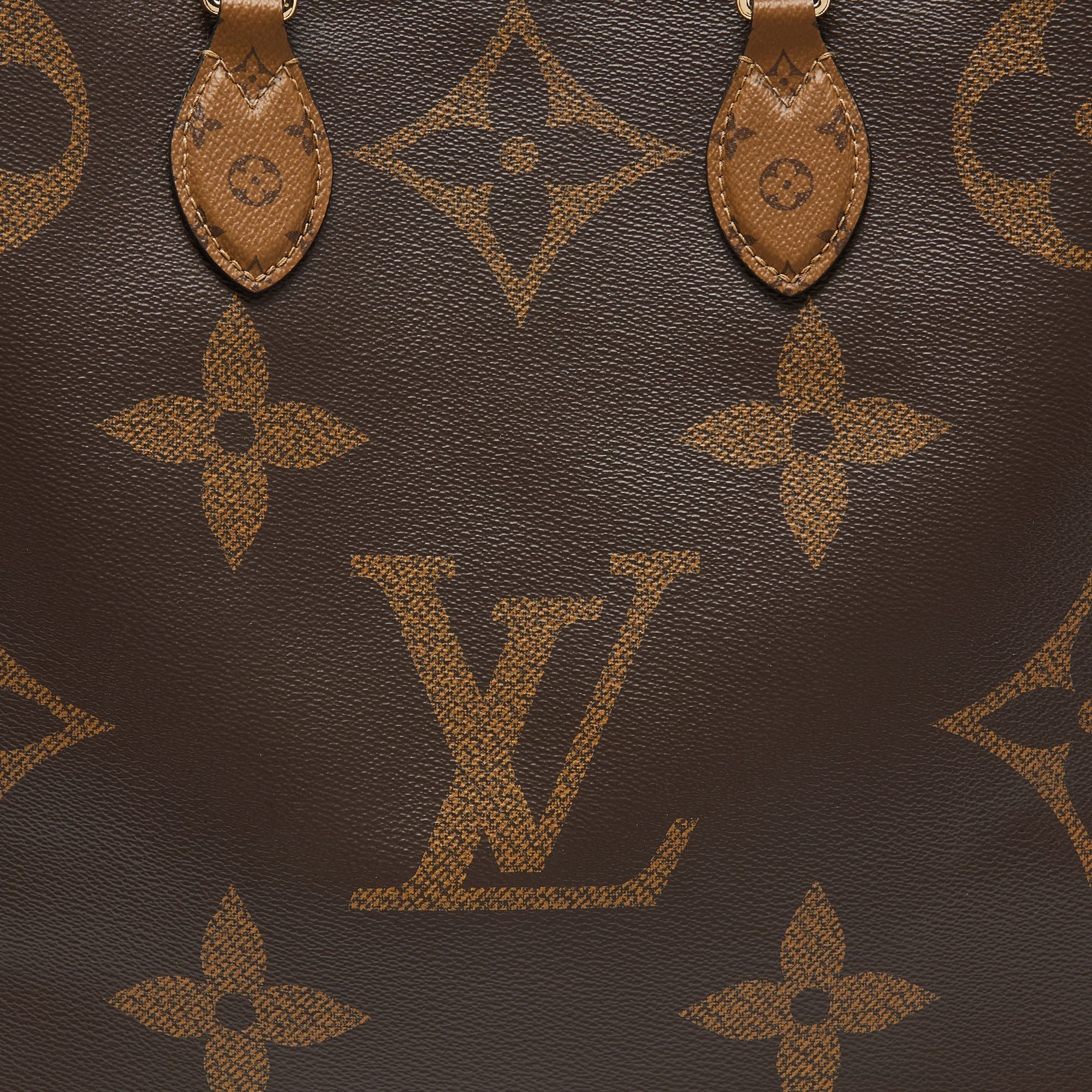 LOUIS VUITTON Monogram Reverse Giant Canvas OnTheGo GM Bag