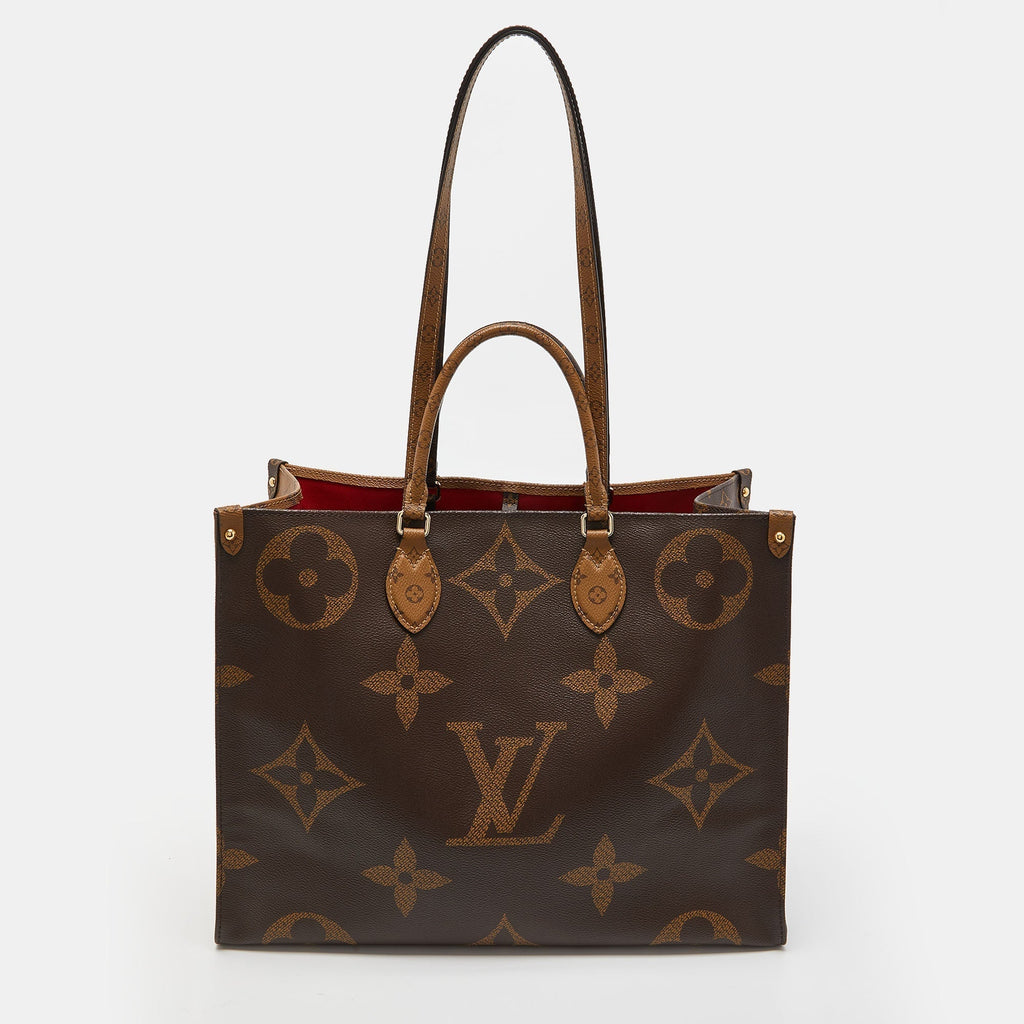 LOUIS VUITTON Monogram Reverse Giant Canvas OnTheGo GM Bag