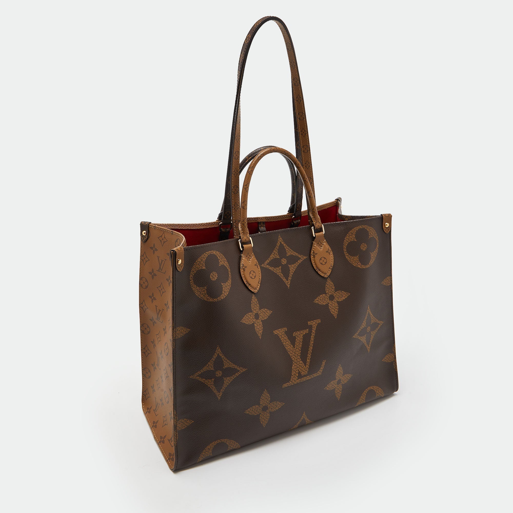 LOUIS VUITTON Monogram Reverse Giant Canvas OnTheGo GM Bag