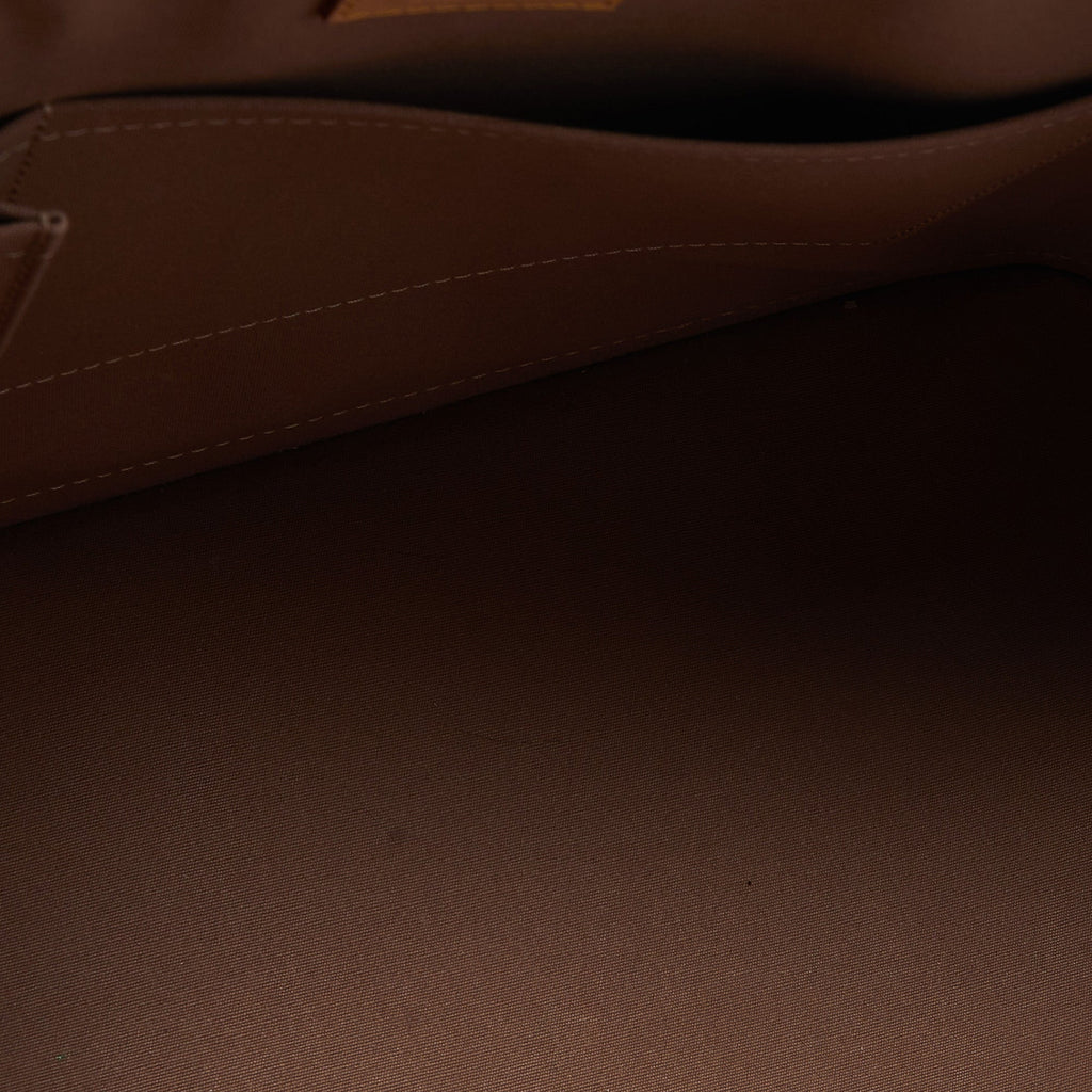 LOUIS VUITTON Beige Poudre Monogram Vernis Alma GM Bag