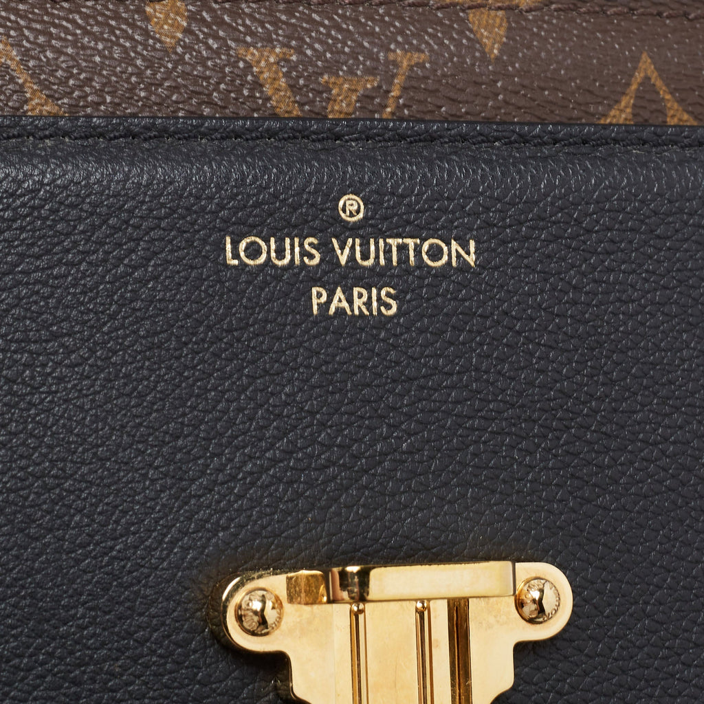 LOUIS VUITTON Black Monogram Canvas Victoire Bag