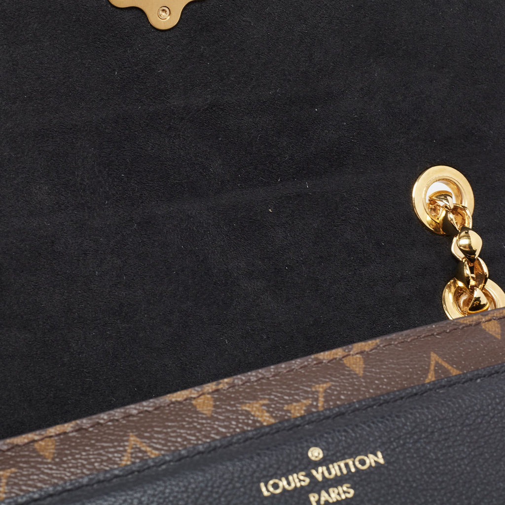 LOUIS VUITTON Black Monogram Canvas Victoire Bag