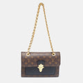 LOUIS VUITTON Black Monogram Canvas Victoire Bag