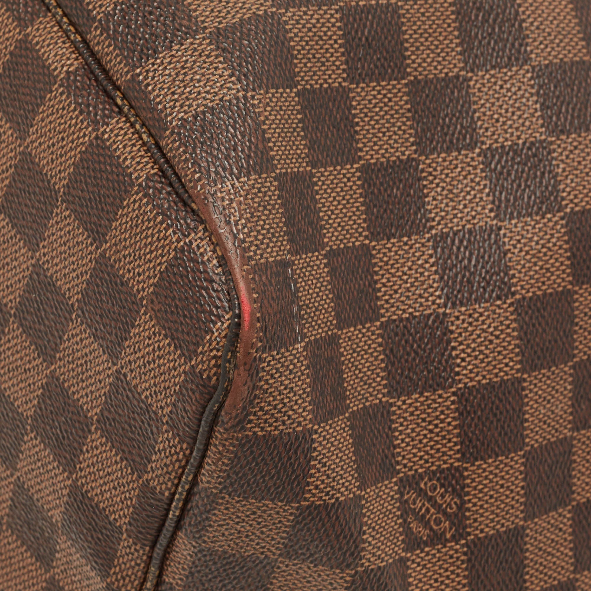 LOUIS VUITTON Damier Ebene Canvas Neverfull GM Bag