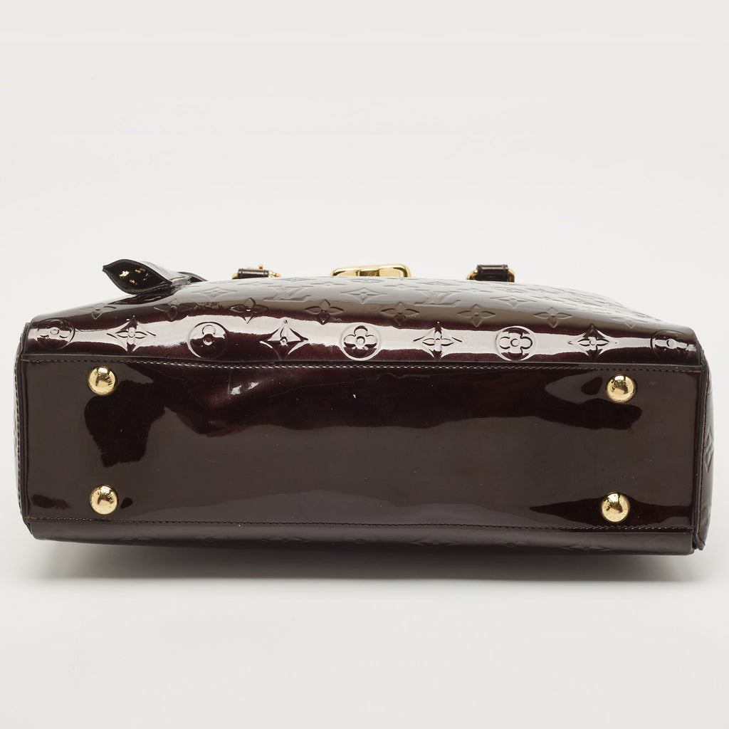 LOUIS VUITTON Amarante Monogram Vernis Melrose Avenue Bag