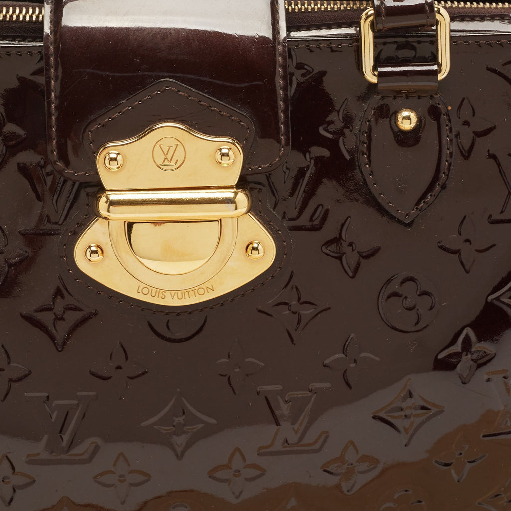 LOUIS VUITTON Amarante Monogram Vernis Melrose Avenue Bag