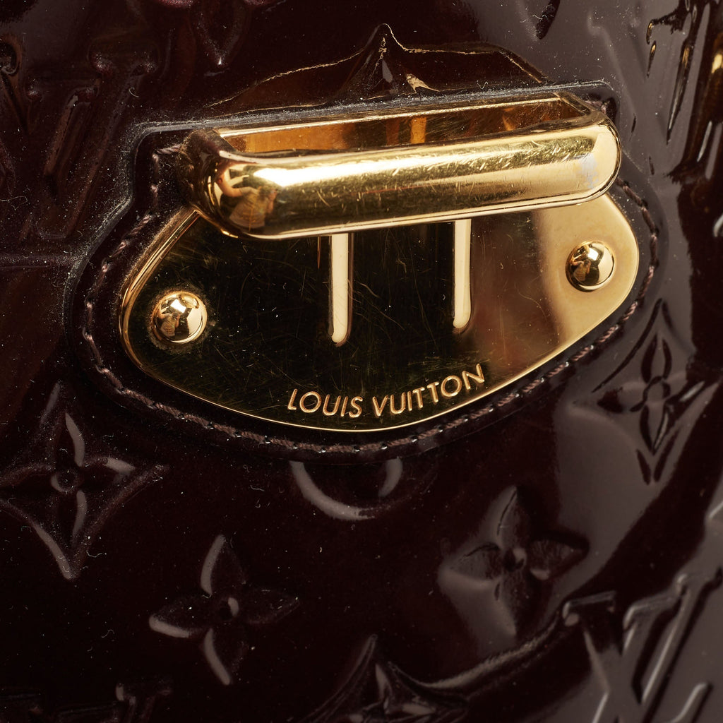 LOUIS VUITTON Amarante Monogram Vernis Melrose Avenue Bag