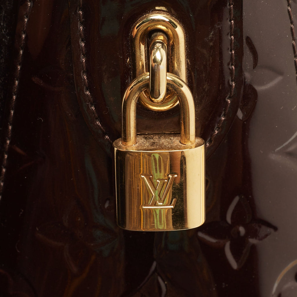 LOUIS VUITTON Amarante Monogram Vernis Melrose Avenue Bag