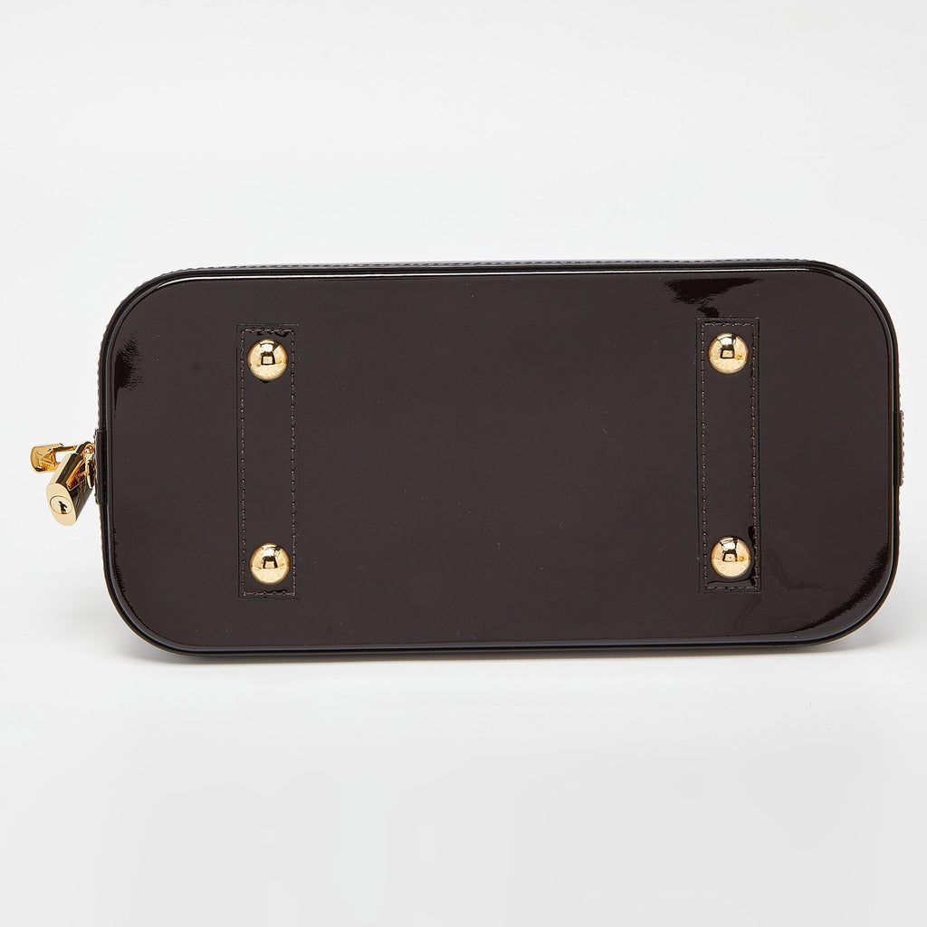 LOUIS VUITTON Amarante Monogram Vernis Alma PM Bag