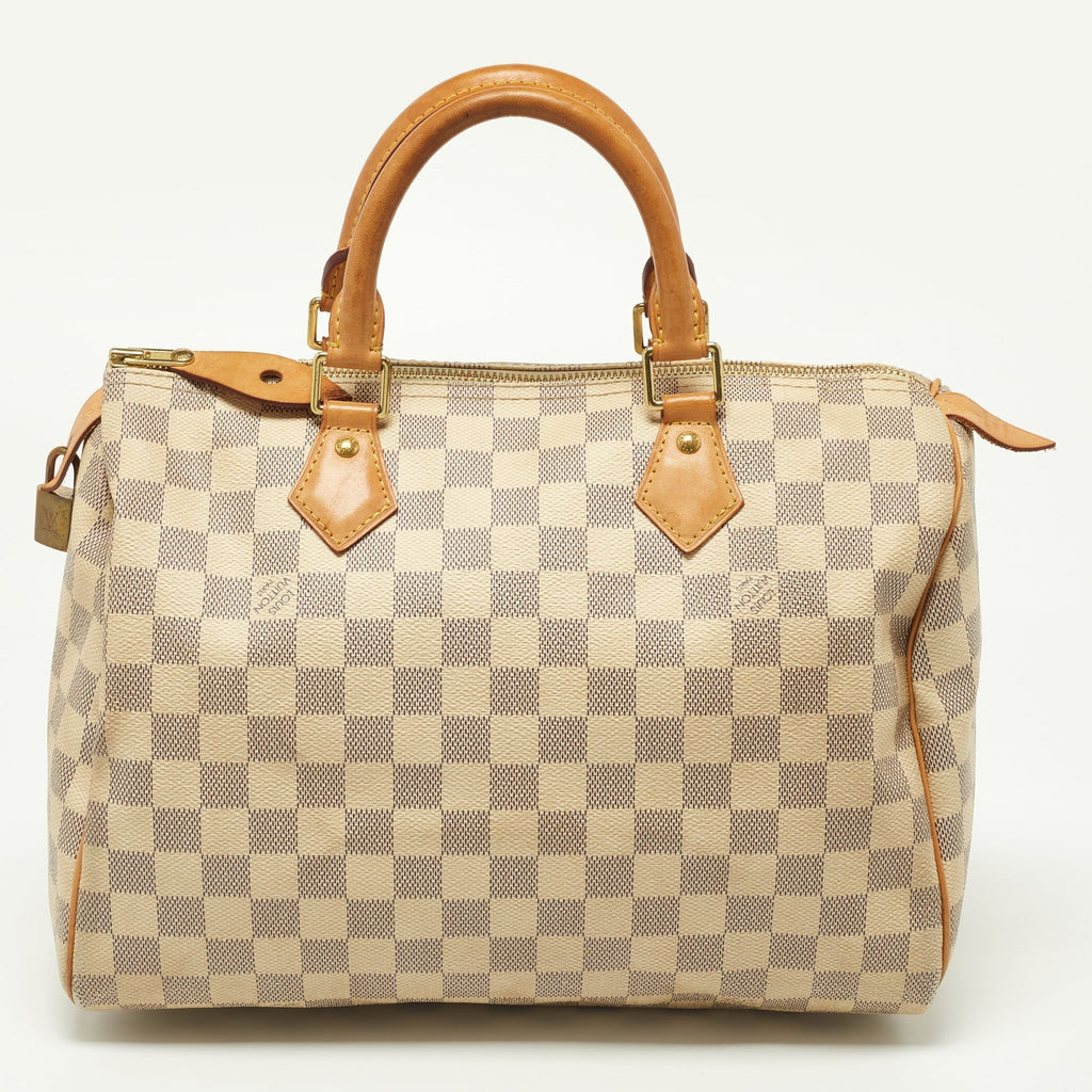 LOUIS VUITTON Damier Azur Canvas Speedy 30 Bag